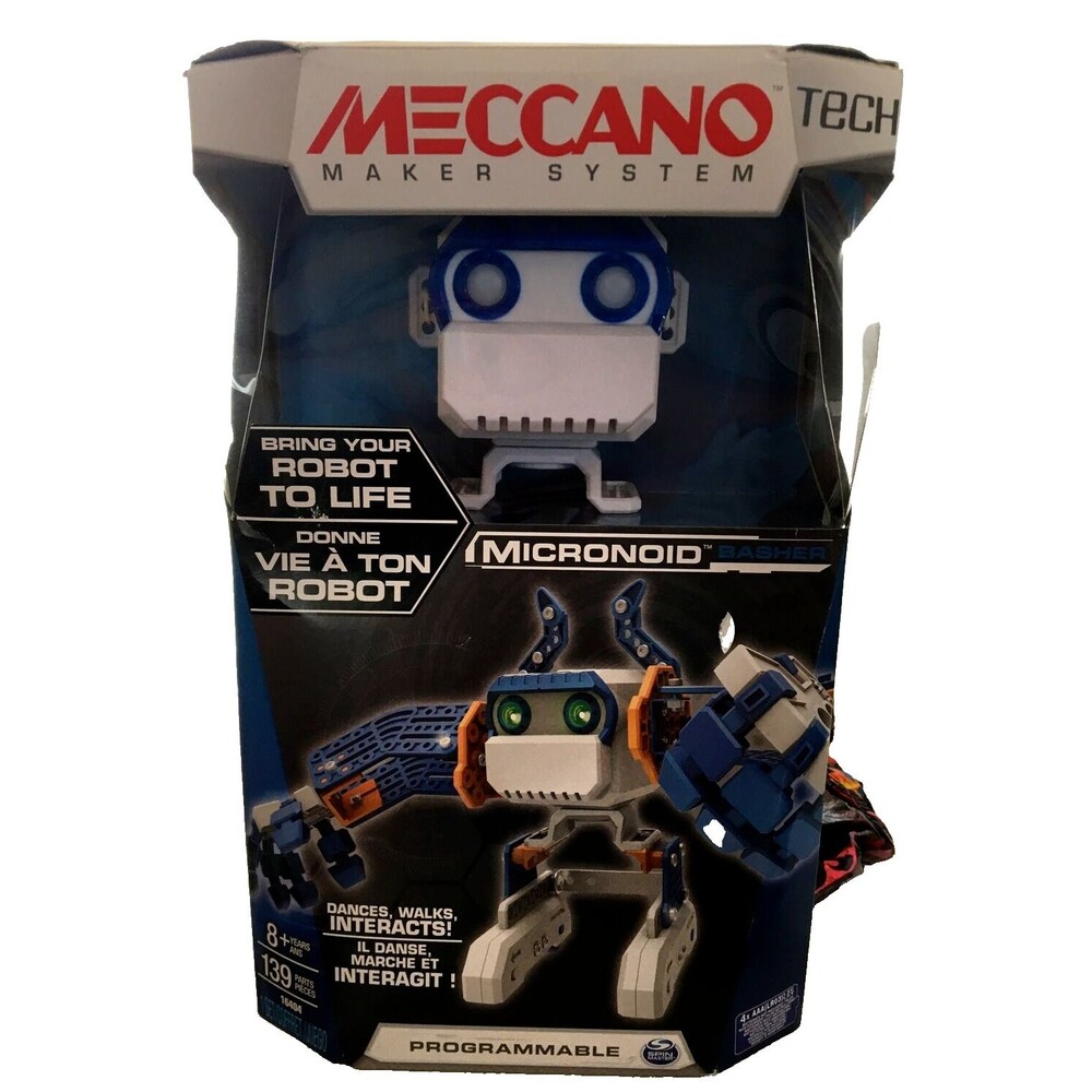 Meccano 2016 Micronoid Basher Programmable Robot Interact Maker System 16404 NEW